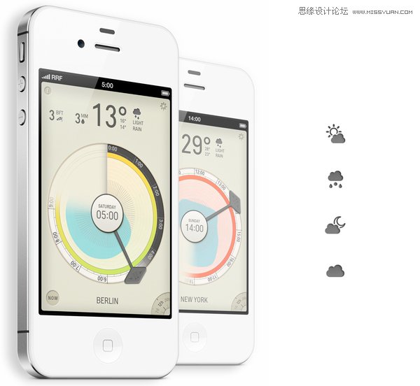 49款优秀的天气类APP界面设计欣赏,PS教程,图老师教程网