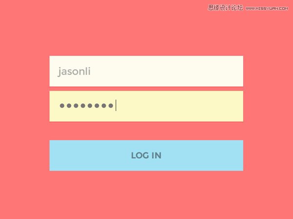 浅谈网页与APP中那些优美的登陆表单,PS教程,图老师教程网