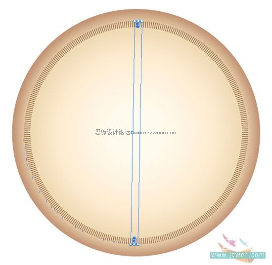 Illustrator简单绘制金色指南针,PS教程,图老师教程网