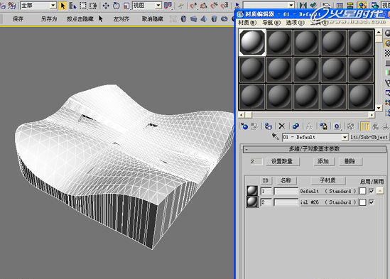 3ds Max建造体育馆实例制作过程,PS教程,图老师教程网