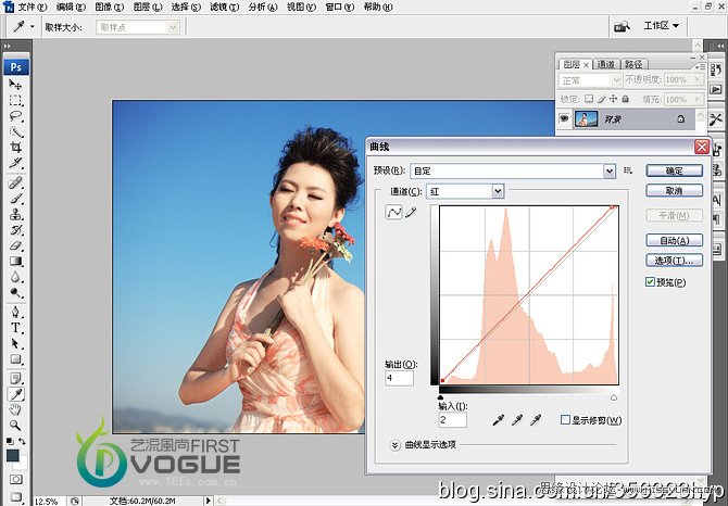 Photoshop给海边人物纠正肤色效果,PS教程,图老师教程网