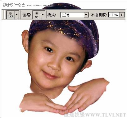 Photoshop给可爱的小女孩穿上戏装,PS教程,图老师教程网