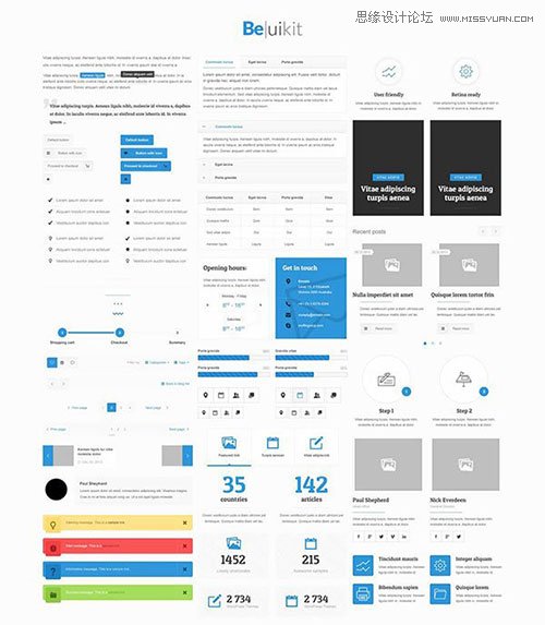 精选国外2014年7月最新的UI套装PSD素材,PS教程,图老师教程网