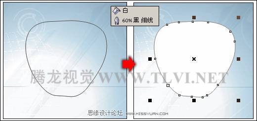 使用CorelDRAW中的“交互式网格填充”工具填充对象,PS教程,图老师教程网