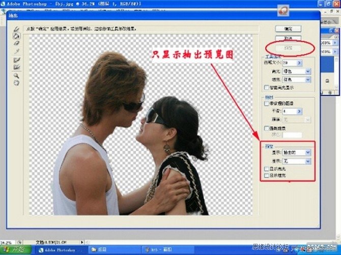 Photoshop使用抽出滤镜抠图教程,PS教程,图老师教程网