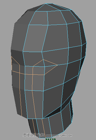 Maya建模教程：人头建模的详细教程,PS教程,图老师教程网