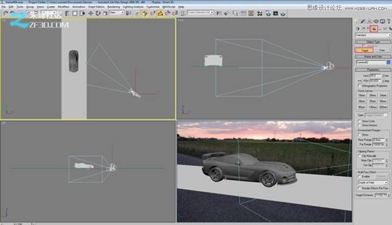 3DMAX制作炫酷的红色跑车教程,PS教程,图老师教程网