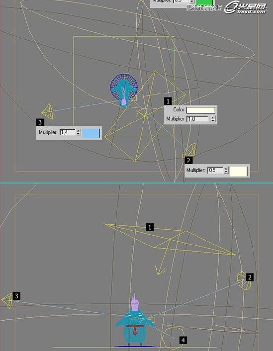 3ds Max制作吓人的外星小怪物,PS教程,图老师教程网