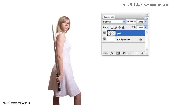 Photoshop合成欧洲古典女战士,PS教程,图老师教程网