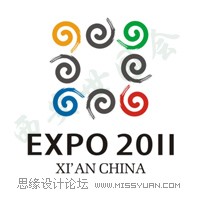 2011西安世园会会徽设计全球征集揭晓,PS教程,图老师教程网