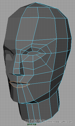 Maya建模教程：人头建模的详细教程,PS教程,图老师教程网