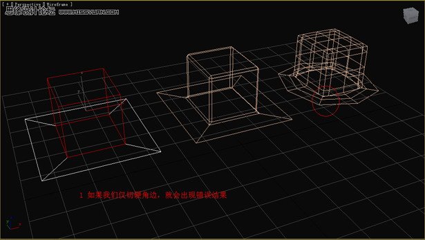 3D Max基础教程：多边形圆滑简单操作技巧,PS教程,图老师教程网