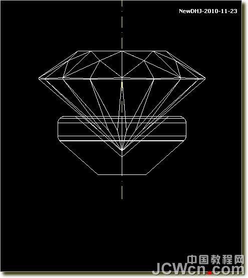 AutoCAD建模教程：绘制八心八箭的钻石,PS教程,图老师教程网