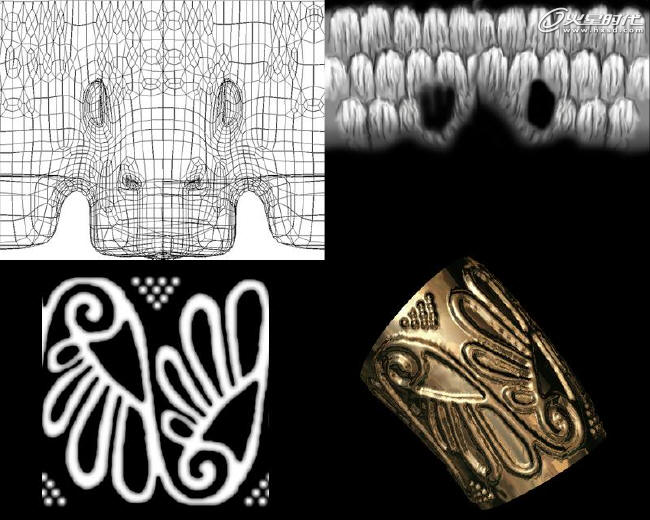 3DsMAX制作漂亮的高贵首饰流程,PS教程,图老师教程网