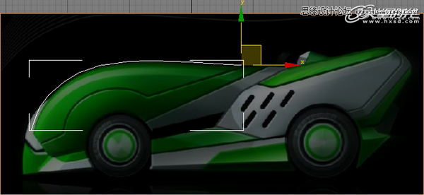 3ds Max制作绿色风格的跑跑卡丁车,PS教程,图老师教程网