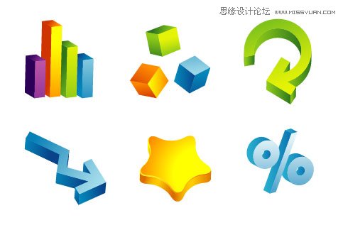 Illustrator绘制矢量风格3D图标教程,PS教程,图老师教程网