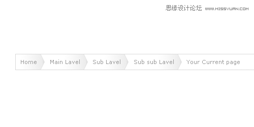 精选国外CSS3编写的面包屑导航收集,PS教程,图老师教程网