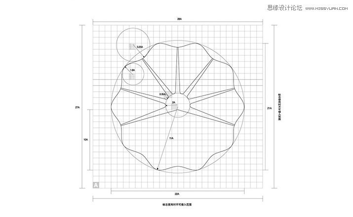 详细解析标识设计中辅助参考线入门,PS教程,图老师教程网