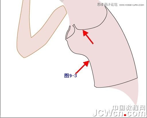 Illustrator插画人物系列之清纯美女的绘制,PS教程,图老师教程网