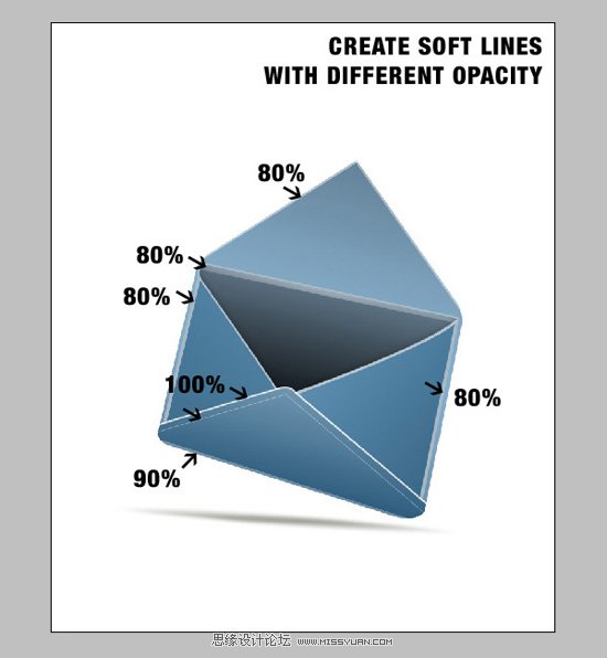 Photoshop绘制精美的邮件图标教程,PS教程,图老师教程网