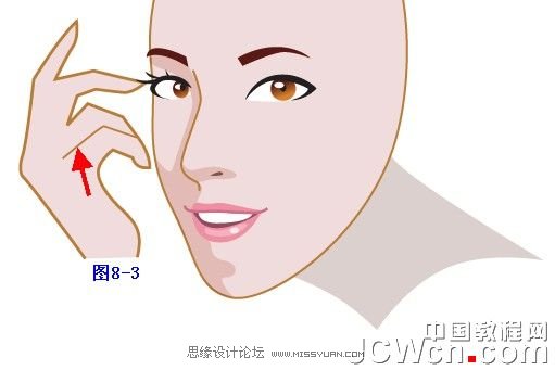 Illustrator插画人物系列之清纯美女的绘制,PS教程,图老师教程网