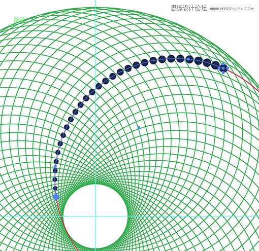 Illustrator绘制漂亮的螺旋圆点花纹图案,PS教程,图老师教程网