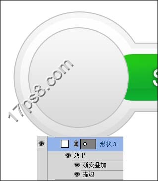 Photoshop打造绿色购物车按钮,PS教程,图老师教程网