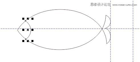 CorelDRAW基础教程：使用圆形工具简单绘制小鱼,PS教程,图老师教程网