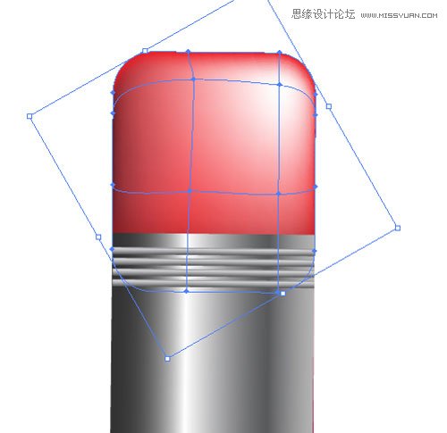 Illustrator绘制逼真的笔筒图标教程,PS教程,图老师教程网