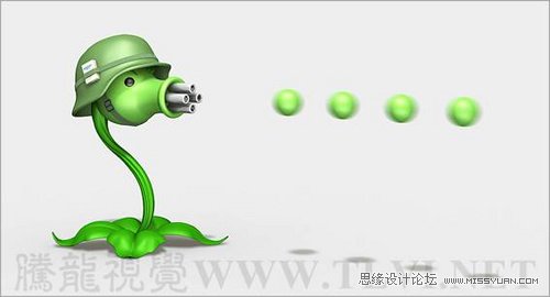 3DMAX教程：给植物大战僵尸机枪射手建模,PS教程,图老师教程网