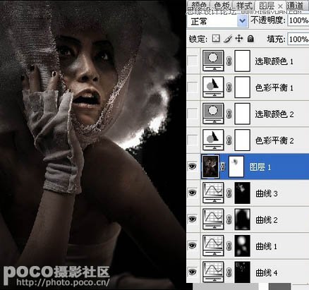 Photoshop人物后期的光感及质感的处理,PS教程,图老师教程网