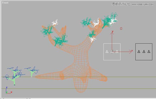 3ds Max制作绿色逼真的树木教程,PS教程,图老师教程网