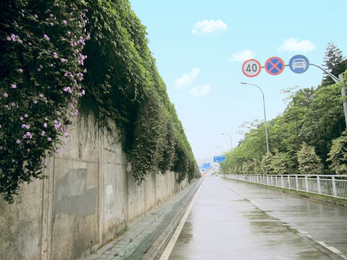 Photoshop调出公路图片青绿色调,PS教程,图老师教程网