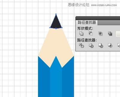 Illustrator使用艺术画笔绘制弯曲的铅笔,PS教程,图老师教程网