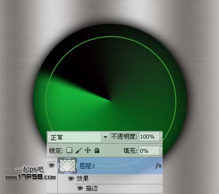 Photoshop打造金属质感雷达盘效果,PS教程,图老师教程网