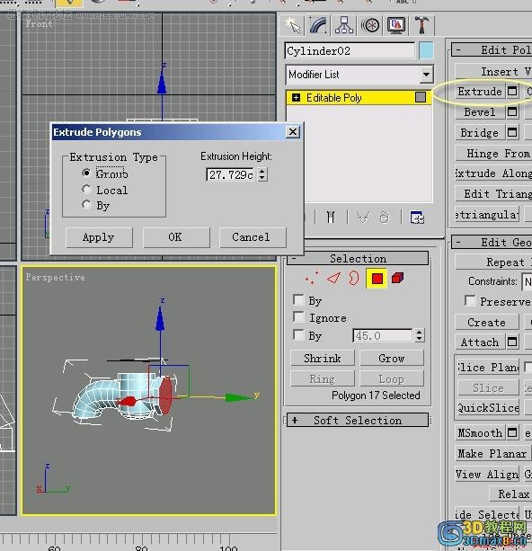 3D MAX建模教程：制作水笼头建模教程,PS教程,图老师教程网