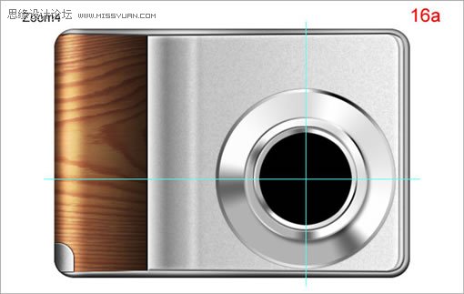 Photoshop CS3教程：绘制木质的数码相机,PS教程,图老师教程网