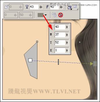 CorelDRAW绘制人物工笔画美女人物教程,PS教程,图老师教程网