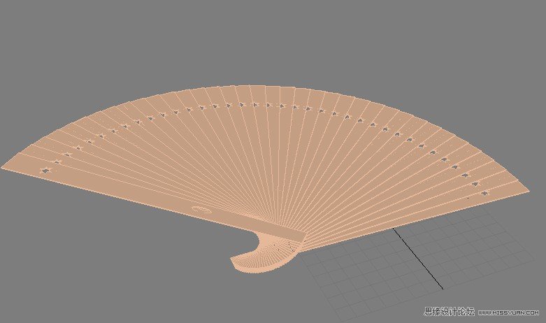 3DMAX基础教程：制作漂亮的折扇,PS教程,图老师教程网