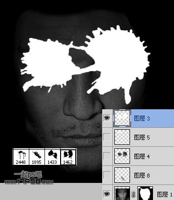 Photoshop制作帅哥面部剥皮效果,PS教程,图老师教程网