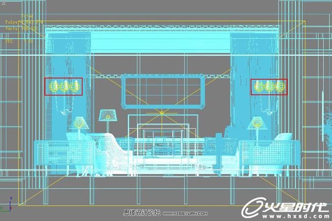 3D MAX实例教程：欧式客厅夜景渲染解析,PS教程,图老师教程网