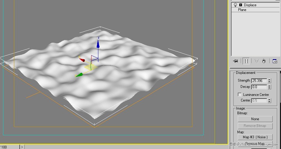 3Dmax实例教程：简单的制作山峰,PS教程,图老师教程网