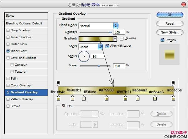 Photoshop制作纯金奢华字体效果,PS教程,图老师教程网