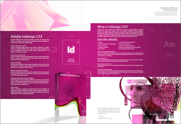 Adobe CS3软件套装宣传画册赏欣赏,PS教程,图老师教程网