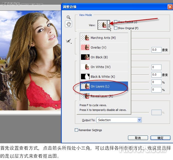 Photoshop CS5抠图新功能之美女抠图全过程,PS教程,图老师教程网