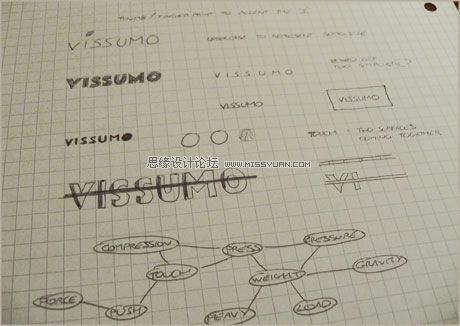 设计技巧：VISSUMO的Logo设计过程,PS教程,图老师教程网