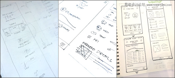 如何在围绕UX快速设计天气应用原型设计,PS教程,图老师教程网