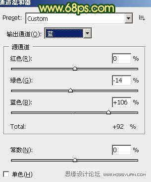 Photoshop调出美女图片淡淡的青甜色调,PS教程,图老师教程网