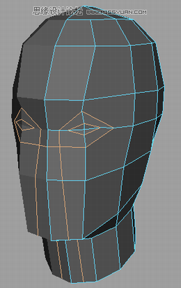 Maya建模教程：人头建模的详细教程,PS教程,图老师教程网