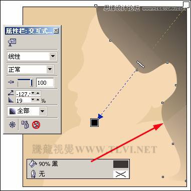 CorelDRAW绘制人物工笔画美女人物教程,PS教程,图老师教程网